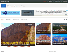 Tablet Screenshot of dreamtraveltrip.com